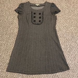 Houndstooth short sleeve dress